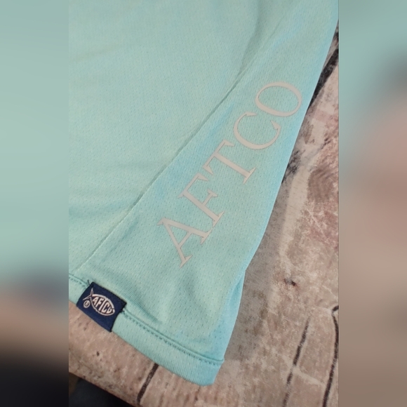 AFTCO XL Longsleeve UPF AF TECH Fishing Colorblock Rashguard - Picture 15 of 15